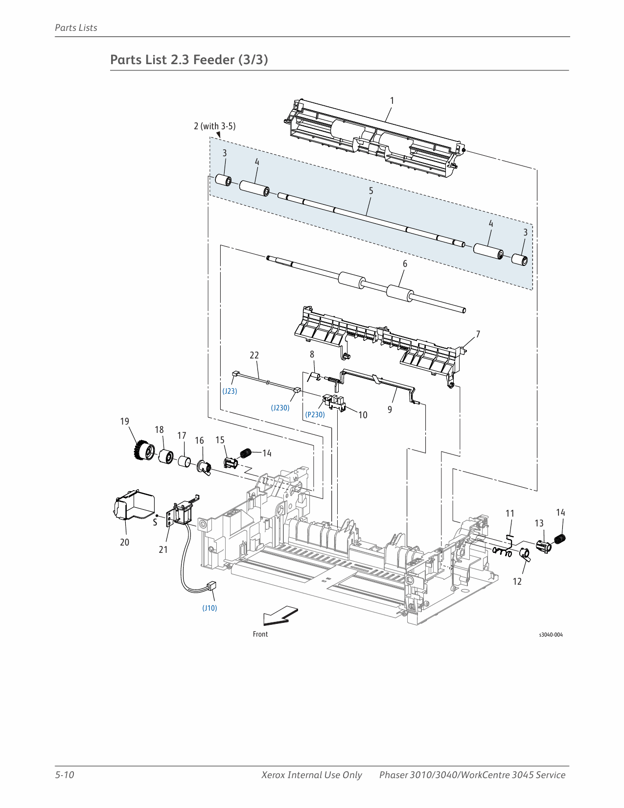 Xerox Phaser 3010 3040 WorkCentre-3045 Parts List and Service Manual-5